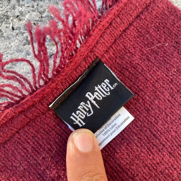 Harry Potter Scarf Red/Yellow Long Scarf 100% Wool Scarf Unisex - Picture 8 of 12